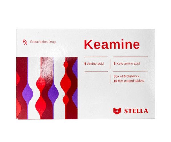 Thuốc điều trị suy thận Keamine (6 vỉ x 10 viên/hộp)