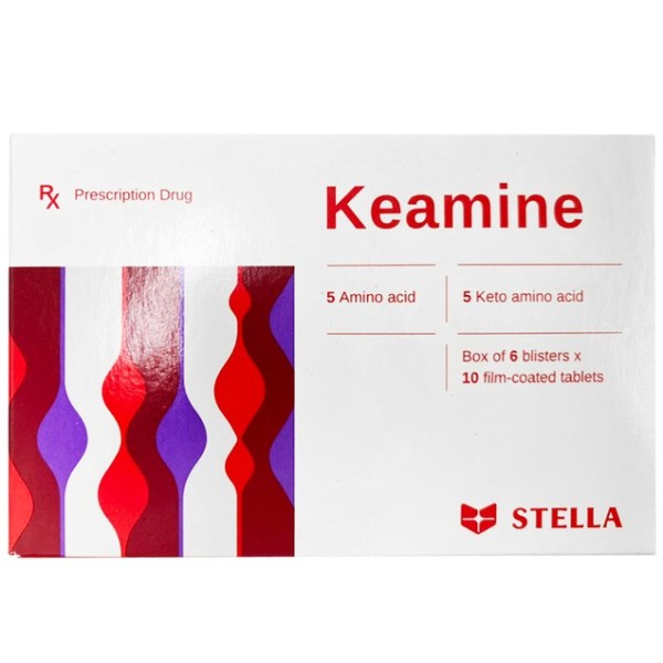 Thuốc điều trị suy thận Keamine (6 vỉ x 10 viên/hộp)