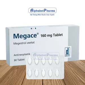 Thuốc điều trị ung thư vú, ung thư nội mạc tử cung Megace 160mg (3 vỉ x 10 viên/hộp)