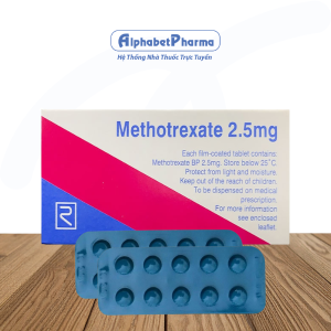 Thuốc trị ung thư bạch cầu, ung thư nhau thai Methotrexate 2.5mg Remedica (10 vỉ x 10 viên/hộp)