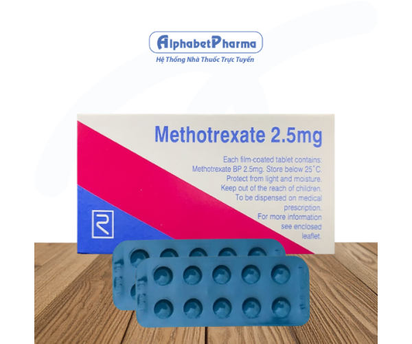 Thuốc trị ung thư bạch cầu, ung thư nhau thai Methotrexate 2.5mg Remedica (10 vỉ x 10 viên/hộp)