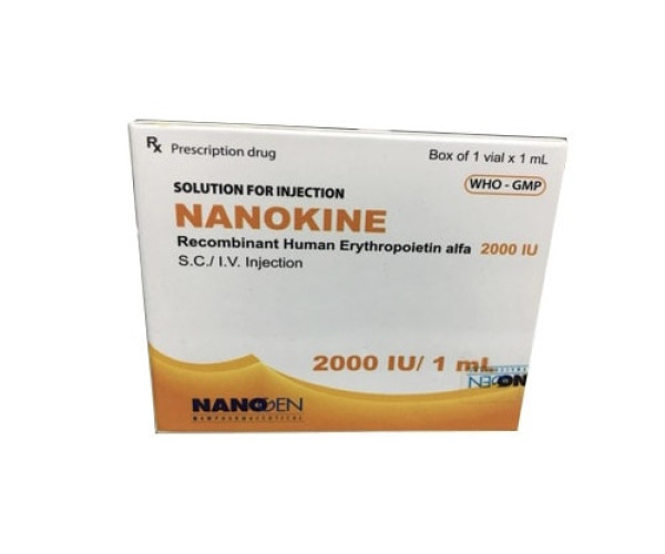 Dung dịch tiêm Nanokine 2000IU/1ml (1 lọ/hộp)