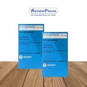 Thuốc chống ung thư trị bệnh bạch cầu lympho Purinethol 50mg (25 viên/hộp)