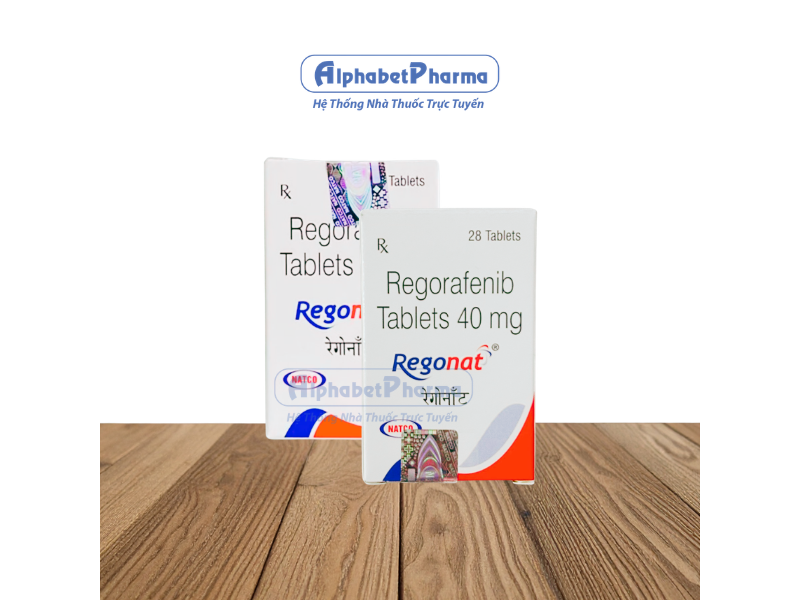Thuốc chống ung thư Regonat 40mg (28 viên/hộp)