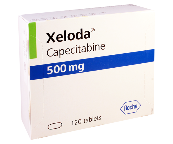 Thuốc điều trị ung thư Xeloda 500mg (12 vỉ x 10 viên/hộp)