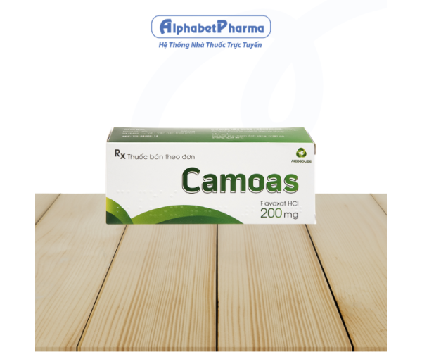 Thuốc giảm tiểu khó, tiểu gấp, tiểu đêm Camoas 200mg (3 vỉ x 10 viên/hộp)