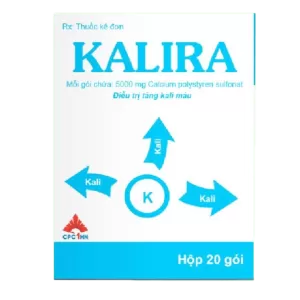 Thuốc bột điều trị tăng kali trong máu do suy thận Kalira 5g (20 gói/hộp)