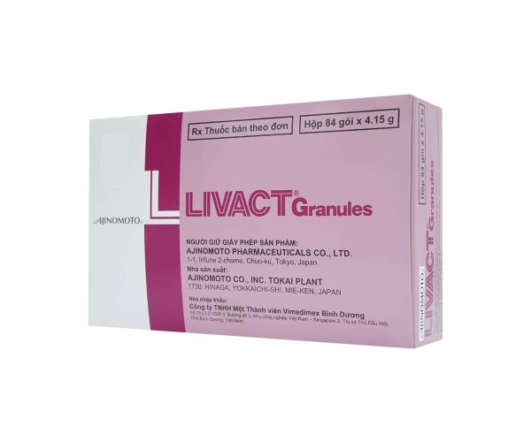 Cốm pha dung dịch uống cải thiện tình trạng giảm albumin máu Livact Granules (84 gói/hộp)