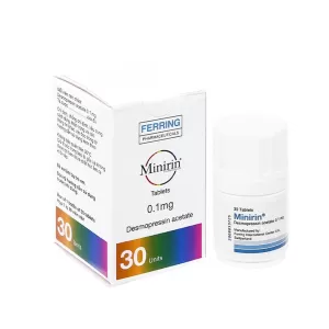 Thuốc trị đái tháo nhạt, tiểu đêm Minirin 0.1mg (30 viên/hộp)