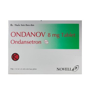 Thuốc chống nôn Ondanov 8mg (2 vỉ x 6 viên/hộp)