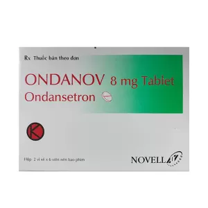 Ondanov 8mg (2 vỉ x 6 viên/hộp)