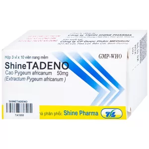 ShineTadeno 50mg (3 vỉ x 10 viên/hộp)
