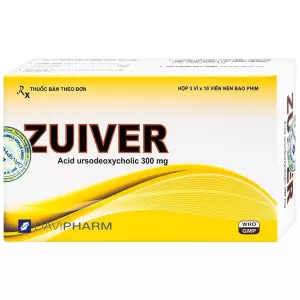 Thuốc điều trị bệnh gan Zuiver 300mg (3 vỉ x 10 viên/hộp)