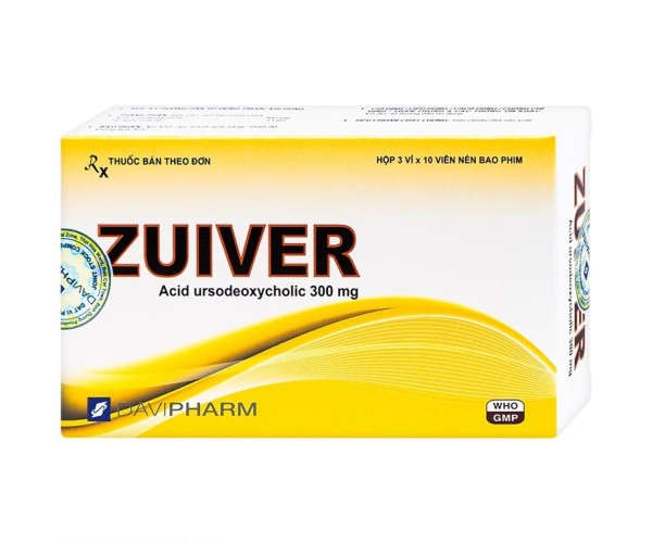 Thuốc điều trị bệnh gan Zuiver 300mg (3 vỉ x 10 viên/hộp)