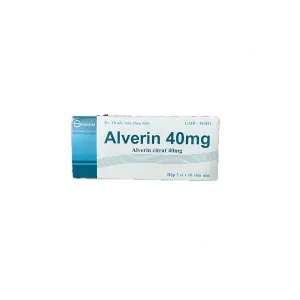 Alverin 40mg S.Pharm (3 vỉ x 10 viên/hộp)