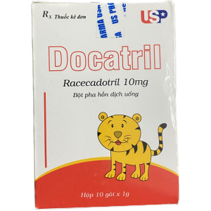 Thuốc bột trị tiêu chảy Docatril 10mg (10 gói/hộp)
