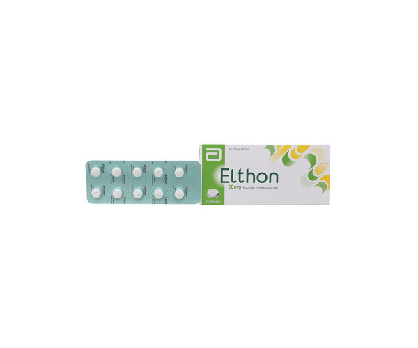 Thuốc trị chướng bụng, đau bụng trên, ợ nóng Elthon 50mg (2 vỉ x 10 viên/hộp)