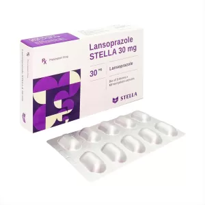Thuốc điều trị loét dạ dày, tá tràng Lansoprazole Stella 30mg (3 vỉ x 10 viên/hộp)