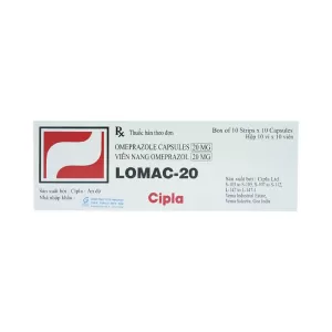 Lomac 20mg (10 vỉ x 10 viên/hộp)