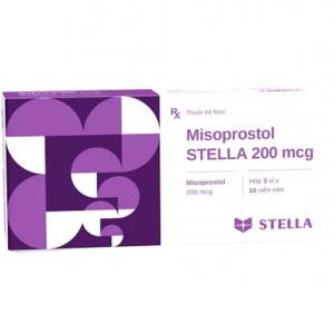 Thuốc điều trị loét dạ dày Misoprostol Stella 200mcg (3 vỉ x 10 viên/hộp)