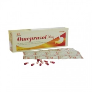 Thuốc điều trị loét dạ dày tá tràng Omeprazol 20mg Nadyphar (10 vỉ x 10 viên/hộp)