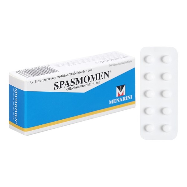 Thuốc điều trị đại tràng ruột kích thích Spasmomen 40mg (3 vỉ x 10 viên/hộp)