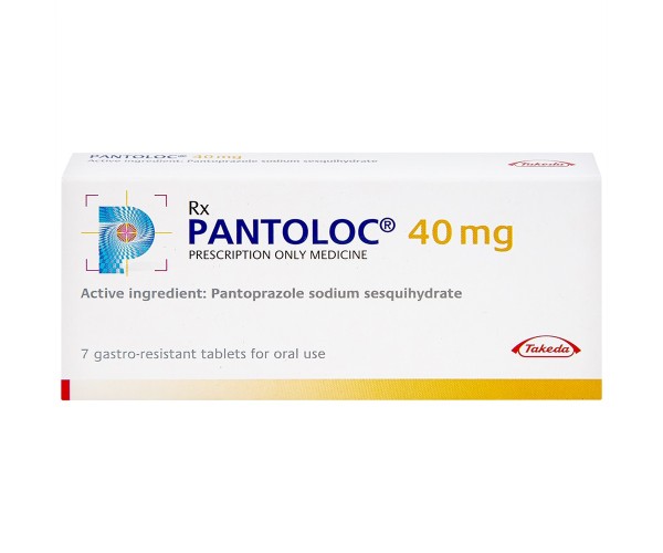 Thuốc điều trị viêm thực quản trào ngược Pantoloc 40mg (7 viên/hộp)