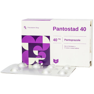 Thuốc điều trị loét dạ dày - tá tràng Pantostad 40mg (4 vỉ x 7 viên/hộp)