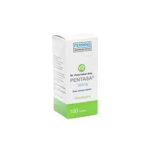 Thuốc điều trị viêm loét đại tràng Pentasa 500mg (10 vỉ x 10 viên/hộp)