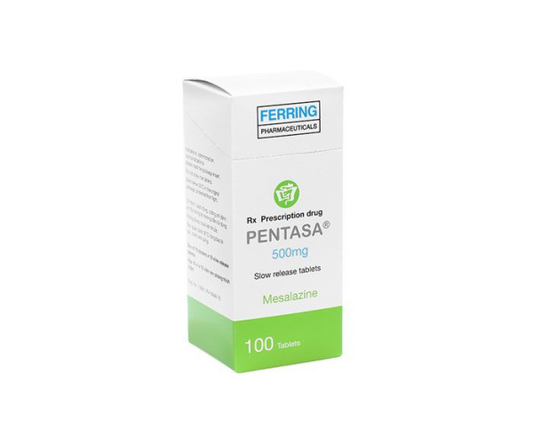 Thuốc điều trị viêm loét đại tràng Pentasa 500mg (10 vỉ x 10 viên/hộp)