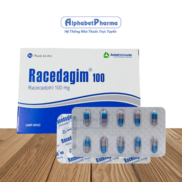 Thuốc điều trị tiêu chảy cấp Racedagim 100 ( 2 vỉ x 10 viên/hộp)