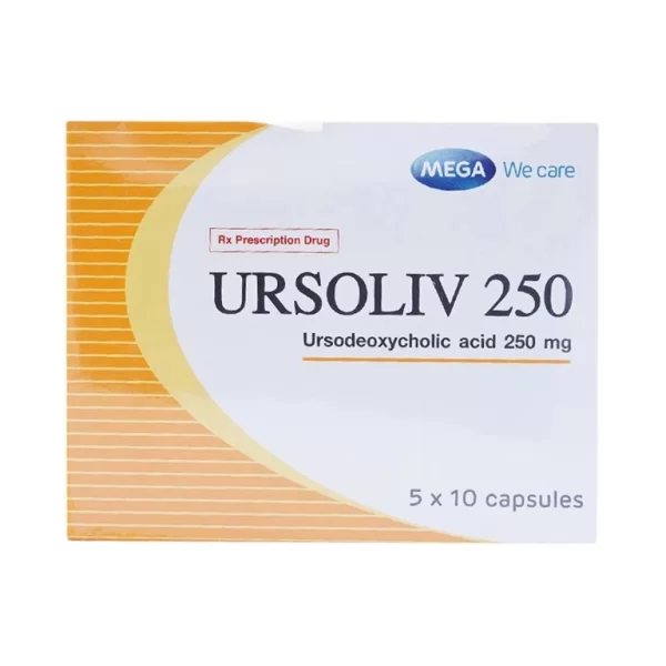 Ursoliv 250mg (5 blisters x 10 capsules/box)