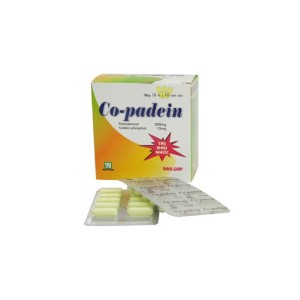 Thuốc giảm đau, hạ sốt Co-padein (10 vỉ x 10 viên/hộp)