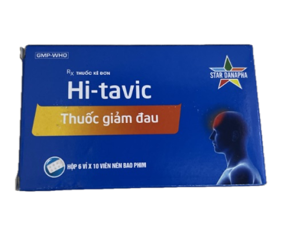 Thuốc giảm đau Hi-Tavic (6 vỉ x 10 viên/hộp)