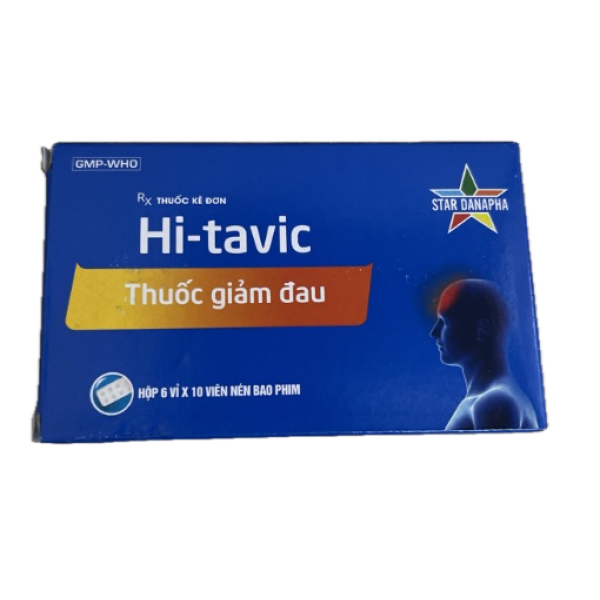 Thuốc giảm đau Hi-Tavic (6 vỉ x 10 viên/hộp)