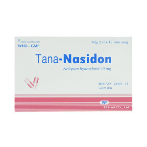 Thuốc trị đau đầu, đau cơ Tana-Nasidon (2 vỉ x 15 viên/hộp)