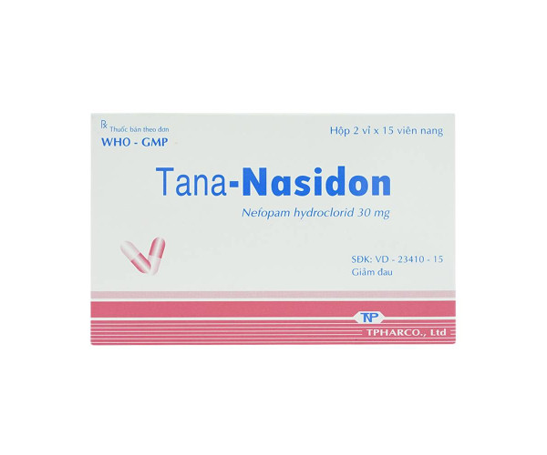 Thuốc trị đau đầu, đau cơ Tana-Nasidon (2 vỉ x 15 viên/hộp)
