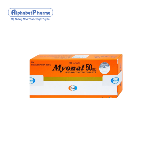 Thuốc giãn cơ Myonal 50mg (3 vỉ x 10 viên/hộp)
