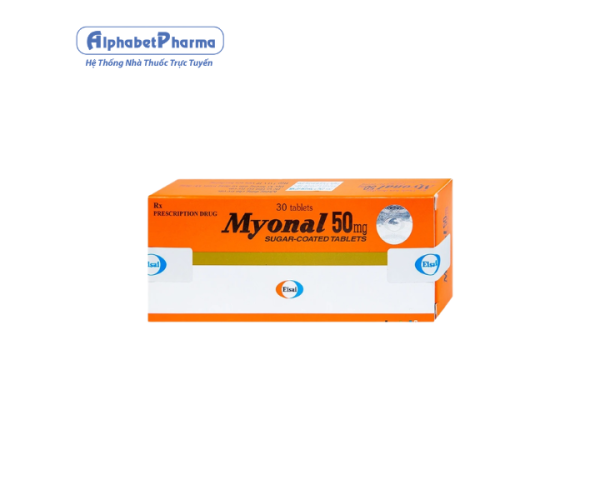 Thuốc giãn cơ Myonal 50mg (3 vỉ x 10 viên/hộp)