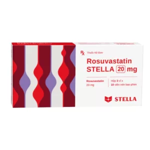 Rosuvastatin Stella 20mg (3 vỉ x 10 viên/hộp)