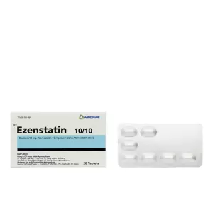 Ezenstatin 10mg/10mg (4 vỉ x 7 viên/hộp) 