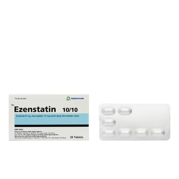 Ezenstatin 10mg/10mg (4 blisters x 7 tablets/box)