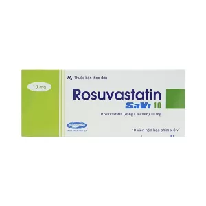 Rosuvastatin Savi 10mg (3 vỉ x 10 viên/hộp)