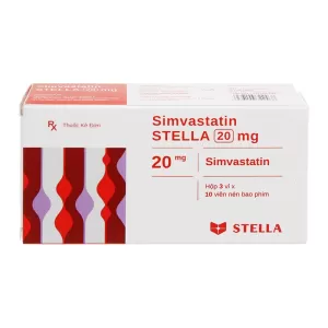 Simvastatin Stella 20mg (3 vỉ x 10 viên/hộp)