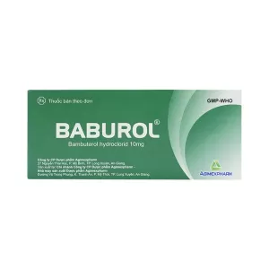 Baburol 10mg (3 vỉ x 10 viên/hộp)
