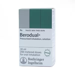 Thuốc xịt giúp giãn cơ trơn khí phế quản Berodual 10ml (200 liều)
