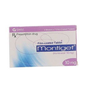 Thuốc dự phòng và điều trị hen suyễn mạn tính Montiget 10mg (2 vỉ x 7 viên/hộp)