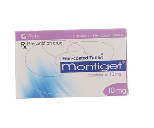 Thuốc dự phòng và điều trị hen suyễn mạn tính Montiget 10mg (2 vỉ x 7 viên/hộp)