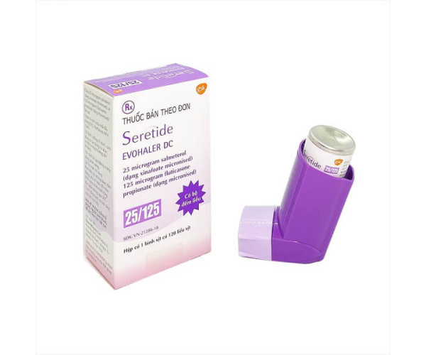  Thuốc xịt khí dung trị hen Seretide Evohaler 25/125 (120 liều)