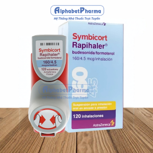Thuốc trị hen suyễn Symbicort Rapihaler 160/4.5mcg (120 liều)